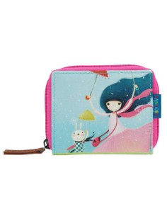 BILLETERO PEQUEÑO KORI KUMI – UNDER MY UMBRELLA SANTORO 89393410890