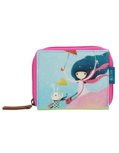 BILLETERO PEQUEÑO KORI KUMI – UNDER MY UMBRELLA SANTORO 89393410890