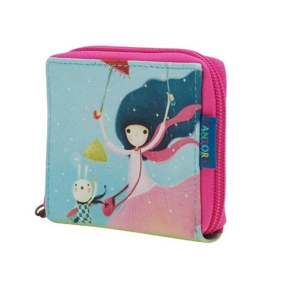BILLETERO PEQUEÑO KORI KUMI – UNDER MY UMBRELLA SANTORO 89393410890