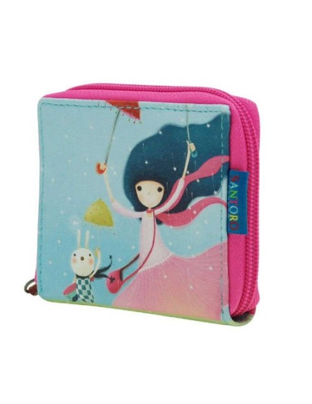 BILLETERO PEQUEÑO KORI KUMI – UNDER MY UMBRELLA SANTORO 89393410890