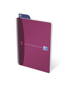CUADERNO TAPA PLÁSTICO A5 90 HOJAS 5X5 COLORES SURTIDOS URBAN MIX OXFORD 100104341 (x5 unidades)
