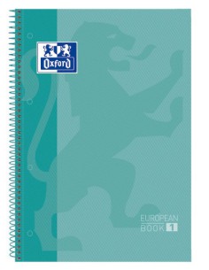 Oxford Europeanbook 1 cuaderno y block A4+ 80 hojas Color menta (x5 unidades)
