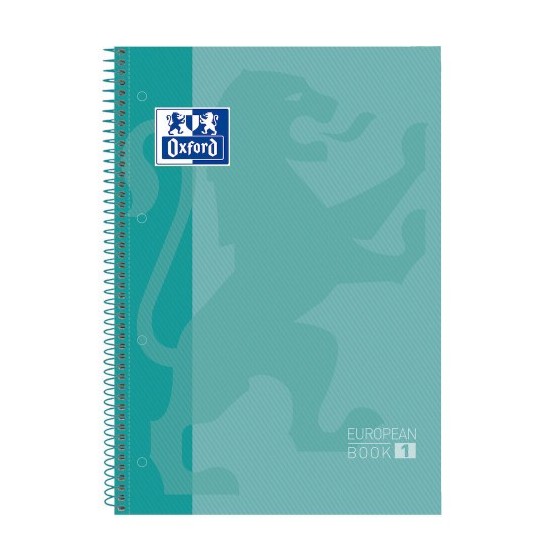 Oxford Europeanbook 1 cuaderno y block A4+ 80 hojas Color menta (x5 unidades)