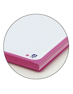 CUADERNO EUROPEANBOOK 1 TAPA EXTRADURA A4+ 80 HOJAS 5X5 COLOR FUCSIA OXFORD 100430270 (x5 unidades) 2
