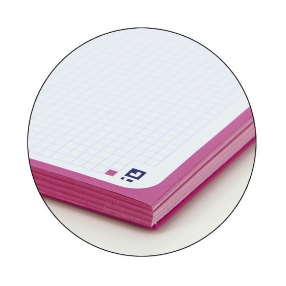 CUADERNO EUROPEANBOOK 1 TAPA EXTRADURA A4+ 80 HOJAS 5X5 COLOR FUCSIA OXFORD 100430270 (x5 unidades)