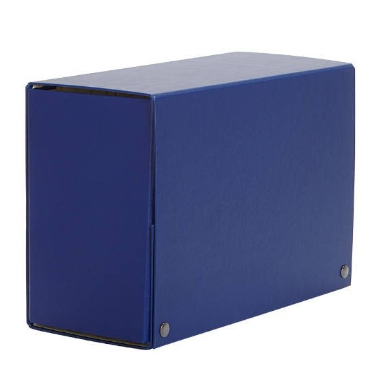 CARPETA DE PROYECTOS LOMO 150 CIERRE BROCHES EN COLOR AZUL PARDO 971503