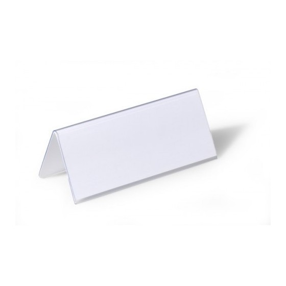 CAJA DE 25 PORTANOMBRES RIGIDOS PVC 122X150 MM DURABLE 8050-19