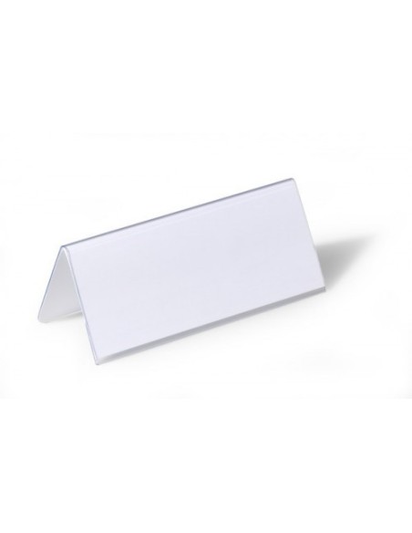 CAJA DE 25 PORTANOMBRES RIGIDOS PVC 122X150 MM DURABLE 8050-19