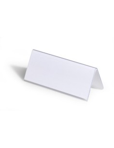 CAJA DE 25 PORTANOMBRES RIGIDOS PVC 122X150 MM DURABLE 8050-19 2