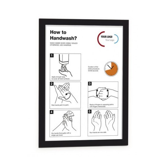 BLISTER 2 MARCO AUTOADHESIVO MAGNETICO DURAFRAME A4 NEGRO DURABLE 4872-01