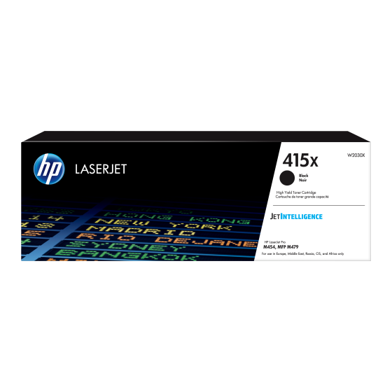 HP Cartucho de tóner Original LaserJet 415X negro de alta capacidad