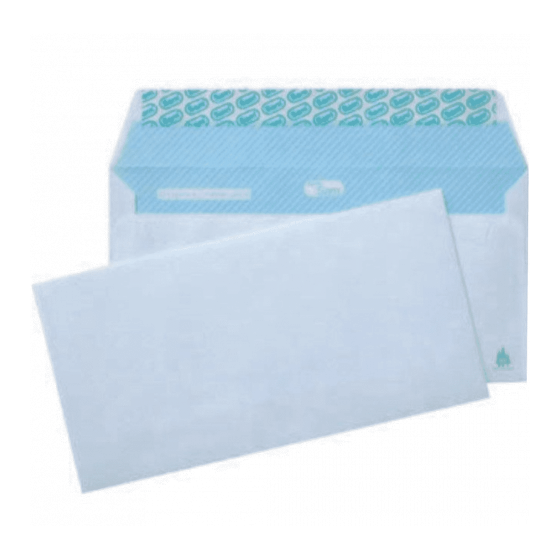 CAJA 500 SOBRES DIN DL (110X220) OFFSET BLANCO 90 GRS. OPENSAM AUTOADHESIVO CON TIRA DE SILICONA SAM 247619