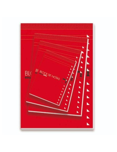 BLOC DE NOTAS CON TAPA 60 GRS. FOLIO (215X310MM.) 80 HOJAS CUADRÍCULA 4X4 PACSA 18900 (x10 unidades)