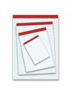 BLOC DE NOTAS SIN TAPA 60 GRS. 4º (155X215MM.) 80 HOJAS CUADRÍCULA 4X4 PACSA 18133 (x10 unidades)