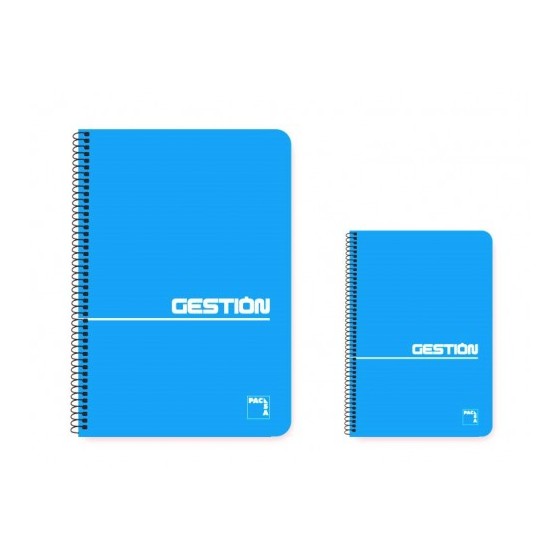 CUADERNO ESPIRAL SERIE GESTION TAPA BLANDA 60 GRS. 4º (155X215MM.) 80 HOJAS LISO PACSA 16382 (x10 unidades)