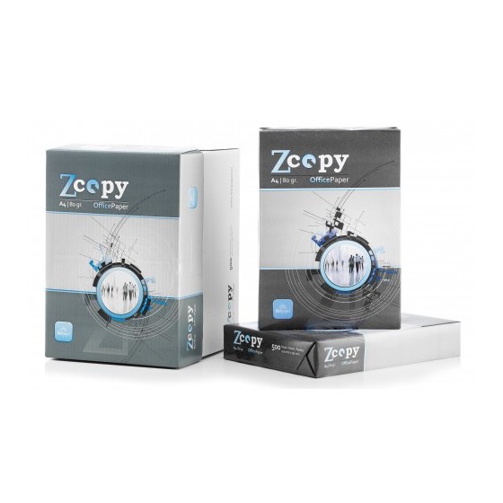 PAQUETE 500H PAPEL 80GR A4 ZCOPY CIE 146 ZCOPY80GR (x5 unidades)