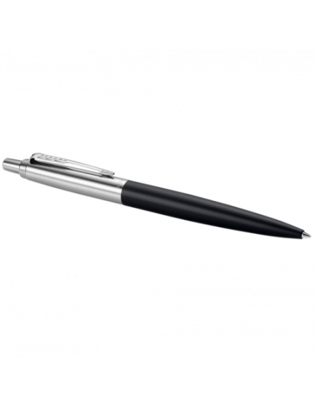 BOLÍGRAFO JOTTER XL RICHMOND NEGRO MATE RIBETE DE COLOR CROMO PLUMÍN MEDIO TINTA AZUL PARKER 2068358
