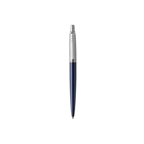 BOLÍGRAFO RETRÁCTIL JOTTER ROYAL AZUL CON BORDE CROMADO PUNTO MEDIO TINTA AZUL PARKER 1953186