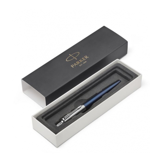 BOLÍGRAFO RETRÁCTIL JOTTER ROYAL AZUL CON BORDE CROMADO PUNTO MEDIO TINTA AZUL PARKER 1953186
