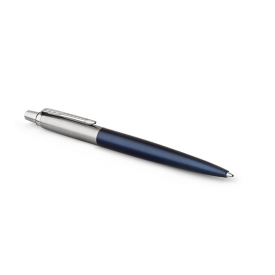 BOLÍGRAFO RETRÁCTIL JOTTER ROYAL AZUL CON BORDE CROMADO PUNTO MEDIO TINTA AZUL PARKER 1953186