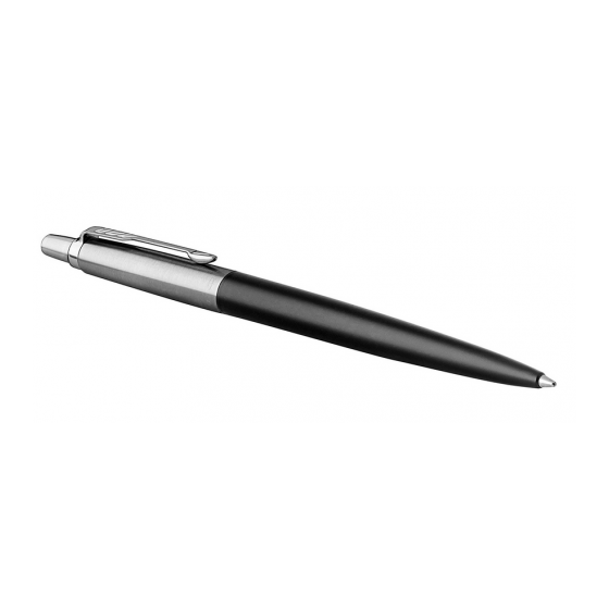 BOLÍGRAFO RETRÁCTIL JOTTER BOND STREET NEGRO CON RIBETE CROMADO PUNTO MEDIO TINTA AZUL PARKER 1953184