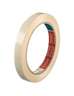 CINTA DE EMBALAJE EN PVC DE COLORES 12MM.X66M. BLANCO TESA 04204-00086-00 (x12 unidades)