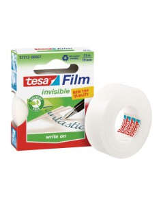 CINTA ADHESIVA ECOLOGICA APTA PARA ESCRITURA 19MM.X33M. TRANSPARENTE TESA 57312-00008-08 (x10 unidades)