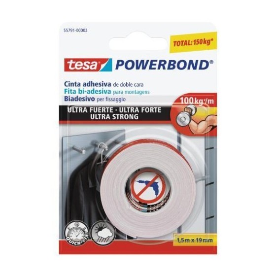 TESA Powerbond Ultra Strong 1,5 m (x12 unidades)