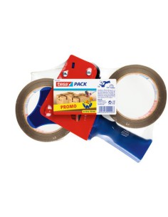 TESA 1172921 cinta adhesiva 66 m Polipropileno (PP) Marrón 2 pieza(s)