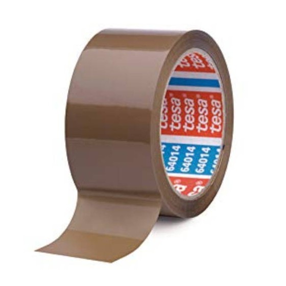 CINTA DE EMBALAJE SILENCIOSA EN POLIPROPILENO 50MM.X66M. MARRON TESA 04024-00235-06 (x6 unidades)