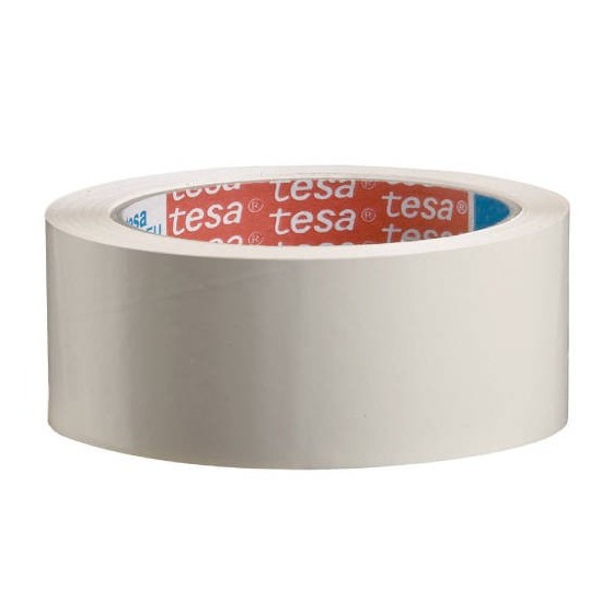 CINTA DE EMBALAJE SILENCIOSA EN POLIPROPILENO 50MM.X66M. BLANCO TESA 04024-00209-06 (x6 unidades)