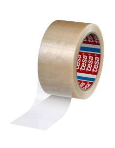 CINTA DE EMBALAJE EN PVC FUERTE 50MM.X66M. TRANSPARENTE TESA 04120-00008-00 (x6 unidades)