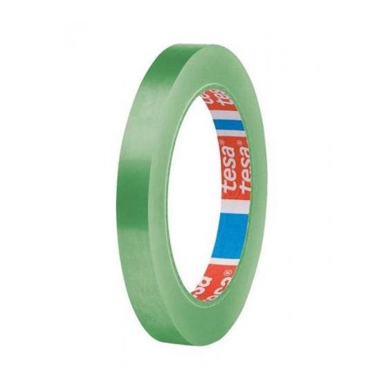 CINTA DE EMBALAJE EN PVC DE COLORES 12MM.X66M. VERDE TESA 60404-00042-00 (x12 unidades)