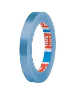 CINTA DE EMBALAJE EN PVC DE COLORES 12MM.X66M. AZUL TESA 62204-00008-00 (x12 unidades)