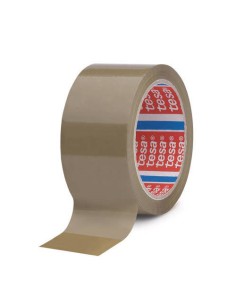 CINTA DE EMBALAJE EN POLIPROPILENO 50MM.X132M. MARRON TESA 04089-00106-06 (x6 unidades)