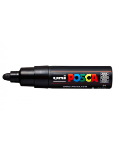 ROTULADOR NO PERMANENTE 4,5-5,5MM. PC-7M NEGRO UNI-BALL 300210000 (x6 unidades)