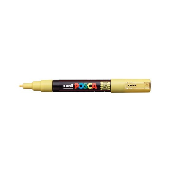 ROTULADOR NO PERMANENTE PC-1M PUNTA CONICA 0,7MM AMARILLO UNI-BALL 285007000 (x6 unidades)