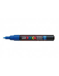 ROTULADOR NO PERMANENTE PC-1M PUNTA CONICA 0,7MM AZUL UNI-BALL 285122000 (x6 unidades)