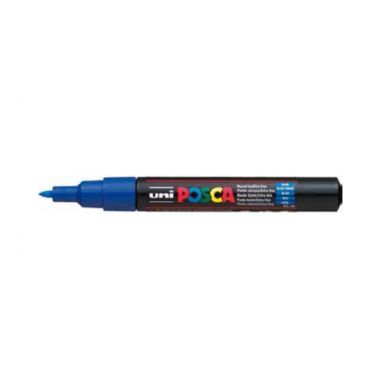ROTULADOR NO PERMANENTE PC-1M PUNTA CONICA 0,7MM AZUL UNI-BALL 285122000 (x6 unidades)