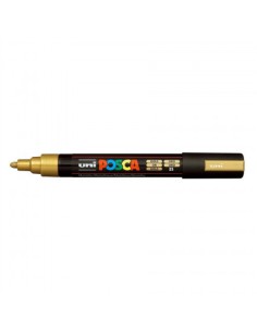 MARCADOR PC-5M POSCA 1.8-2.5MM ORO UNI-BALL 286666000 (x6 unidades)
