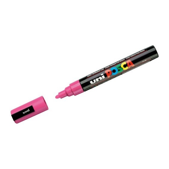 MARCADOR PC-5M POSCA 1.8-2.5MM ROSA UNI-BALL 286609000 (x6 unidades)