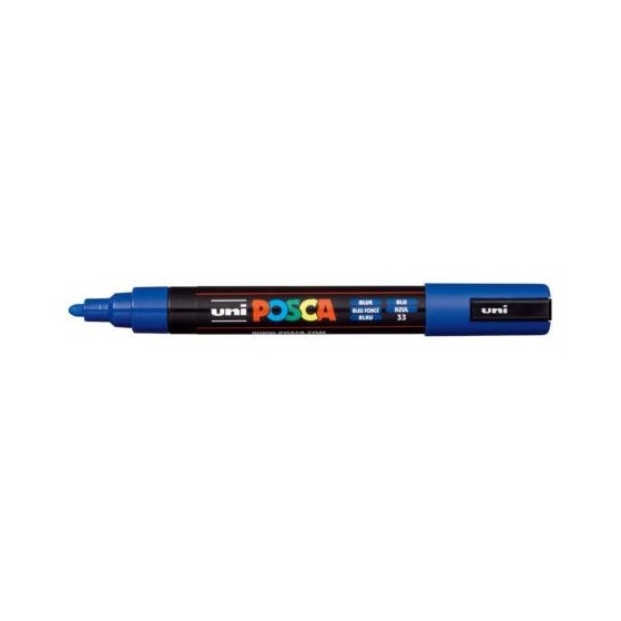 MARCADOR PC-5M POSCA 1.8-2.5MM AZUL UNI-BALL 286583000 (x6 unidades)