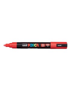 MARCADOR PC-5M POSCA 1.8-2.5MM ROJO UNI-BALL 286617000 (x6 unidades)