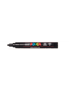 MARCADOR PC-5M POSCA 1.8-2.5MM NEGRO UNI-BALL 286658000 (x6 unidades)