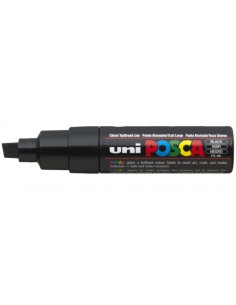 MARCADOR PC-8K POSCA PUNTA B 8MM. NEGRO UNI-BALL 300566000 (x6 unidades)