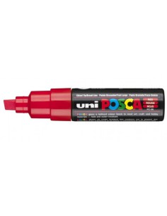 MARCADOR PC-8K POSCA PUNTA B 8MM. ROJO UNI-BALL 300525000 (x6 unidades)