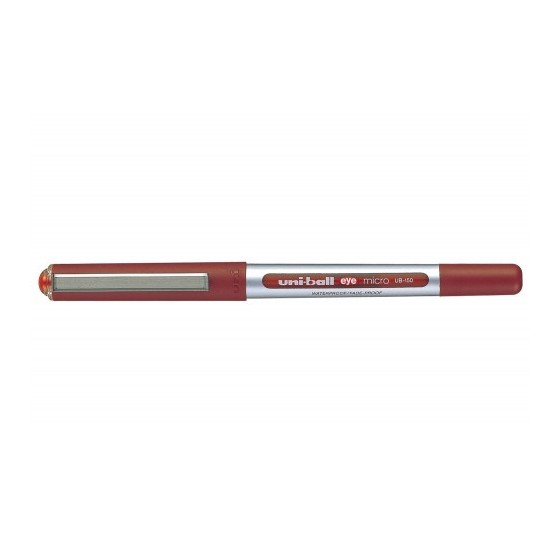 ROLLER UB-150 EYE MICRO TINTA LIQUIDA 0.5MM ROJO UNI-BALL 162560000 (x12 unidades)