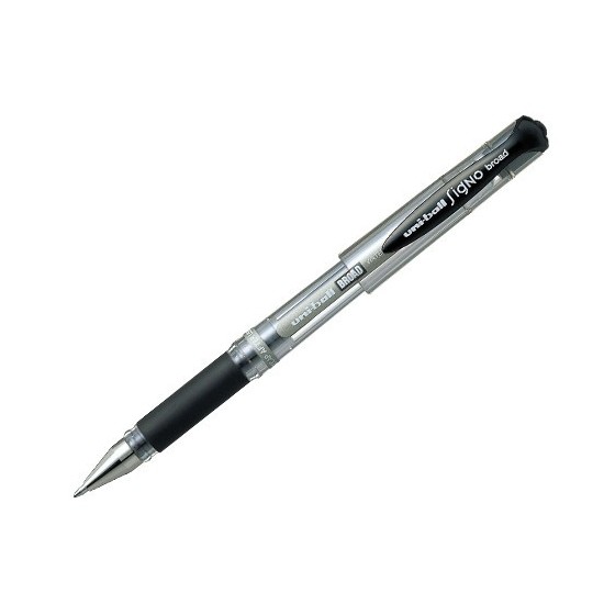 ROLLER UM-153 SIGNO BROAD 1MM NEGRO UNI-BALL 218842000 (x12 unidades)