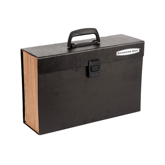 MALETIN CLASIFICADOR ACORDEON BASIC NEGRO BANKERS BOX 9352101