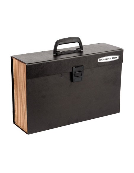MALETIN CLASIFICADOR ACORDEON BASIC NEGRO BANKERS BOX 9352101